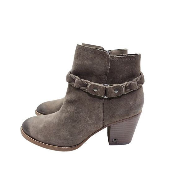 Sam Edelman Women's Minetta Suede Block Heel Ankle Boot - 11M - Picture 2 of 11